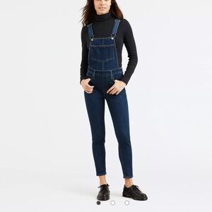 Levi Skinny Leg Overalls size 30